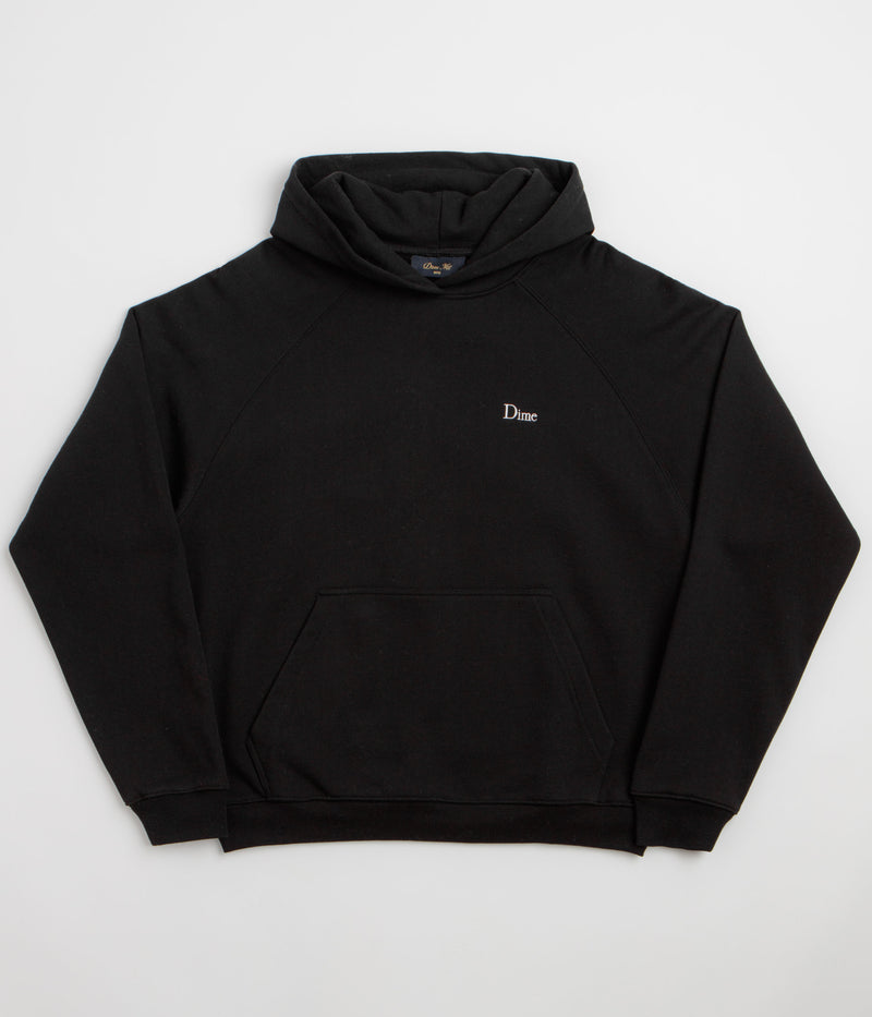 Dime Classic Small Logo Hoodie in Black