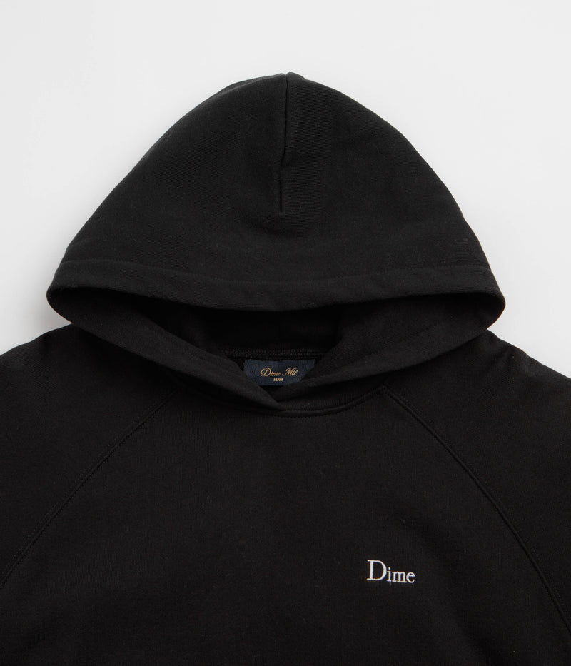 Dime Classic Small Logo Hoodie in Black