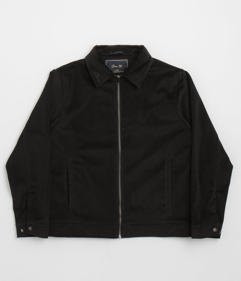 Dime Cord Zip Jacket in Black