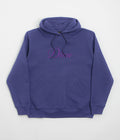 Dime Cursive Logo Hoodie in Indigo
