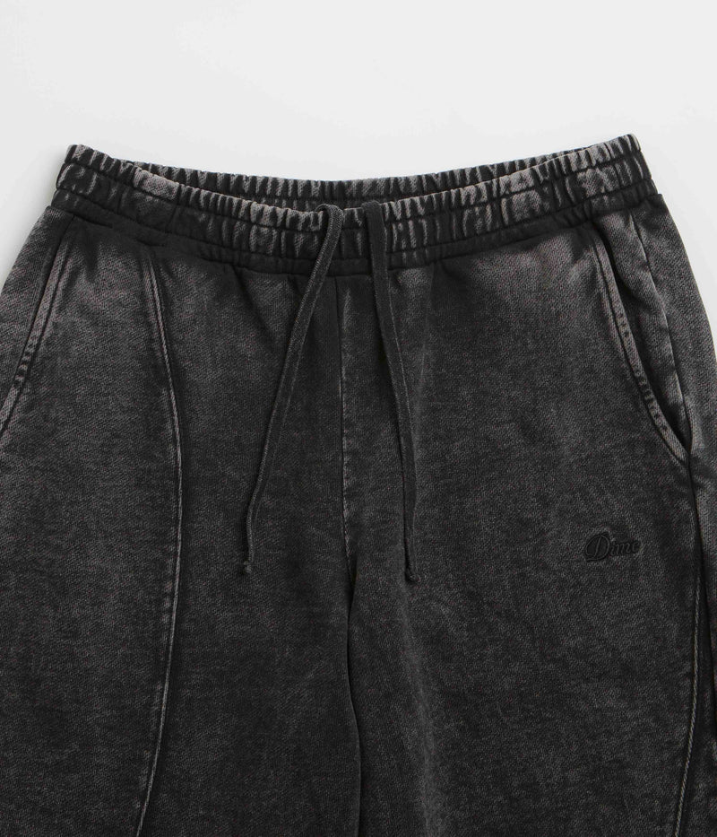 Dime Cyclone French Terry Pants in Black Snow Washed