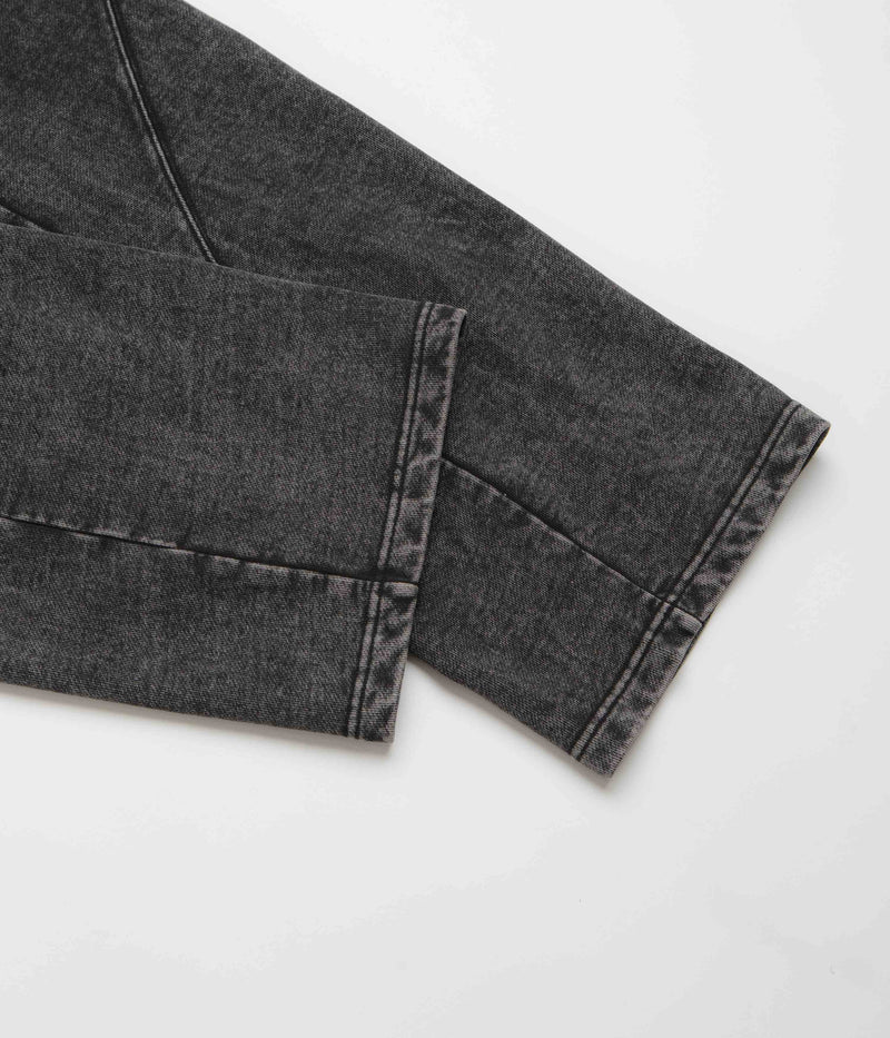 Dime Cyclone French Terry Pants in Black Snow Washed
