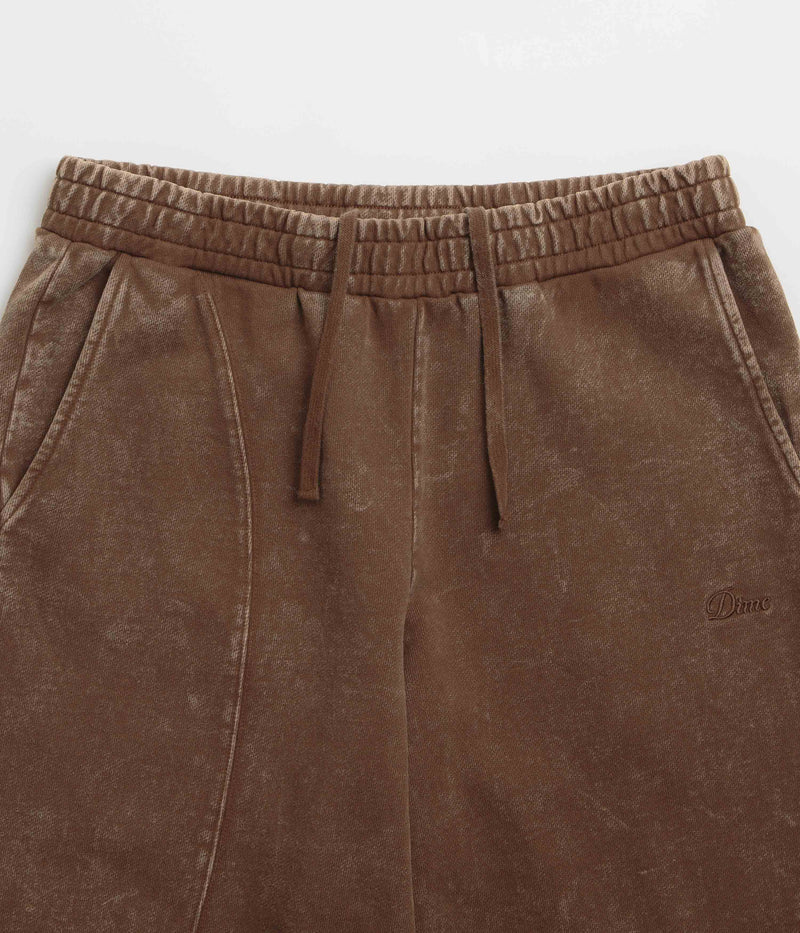 Dime Cyclone French Terry Pants in Brown Snow Washed