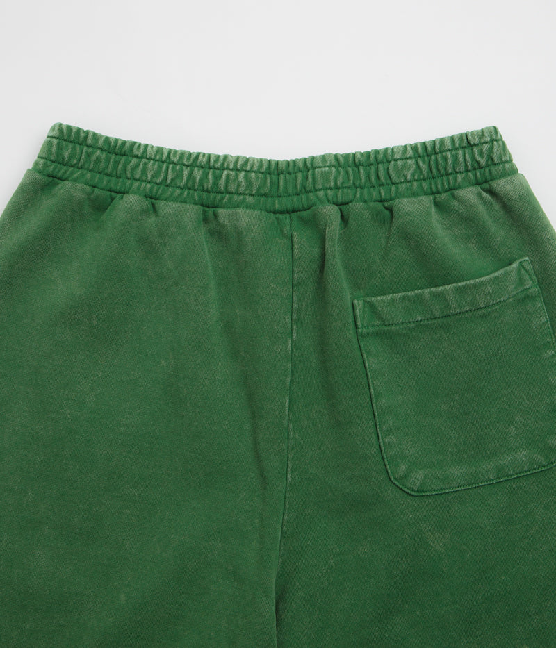Dime Cyclone French Terry Shorts in Evergreen Snow Washed