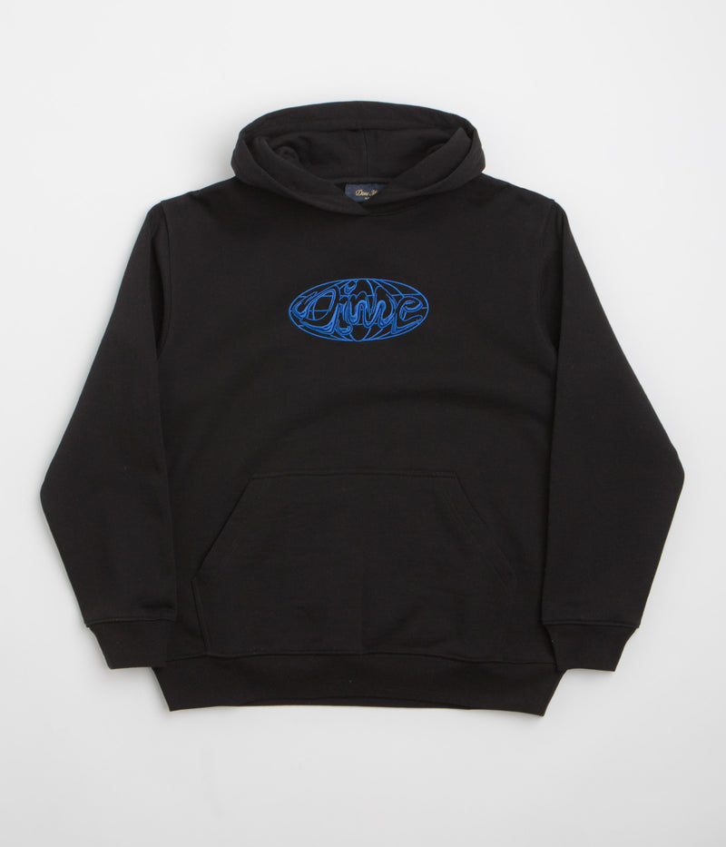 Dime Globe Hoodie in Black