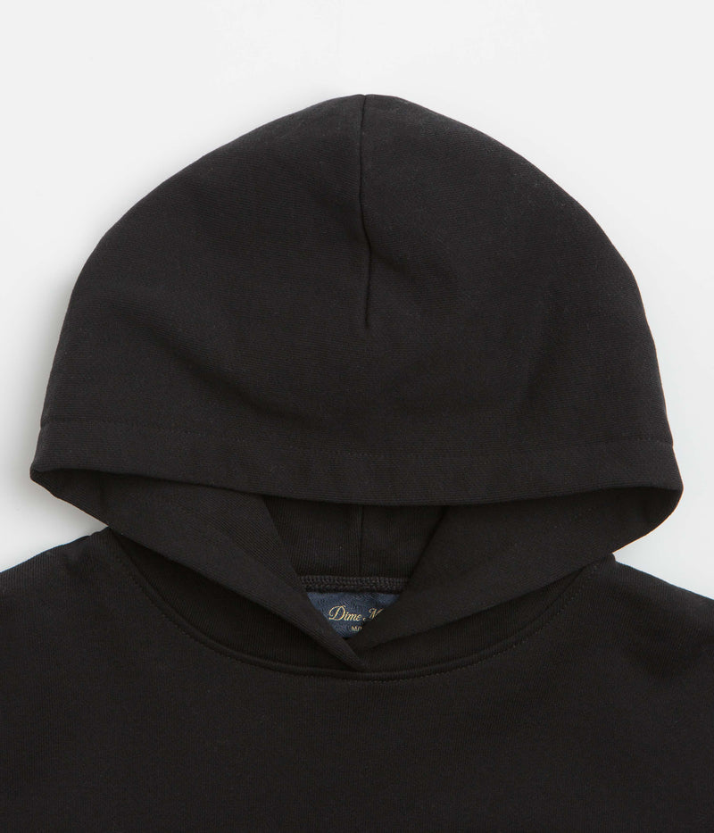 Dime Globe Hoodie in Black