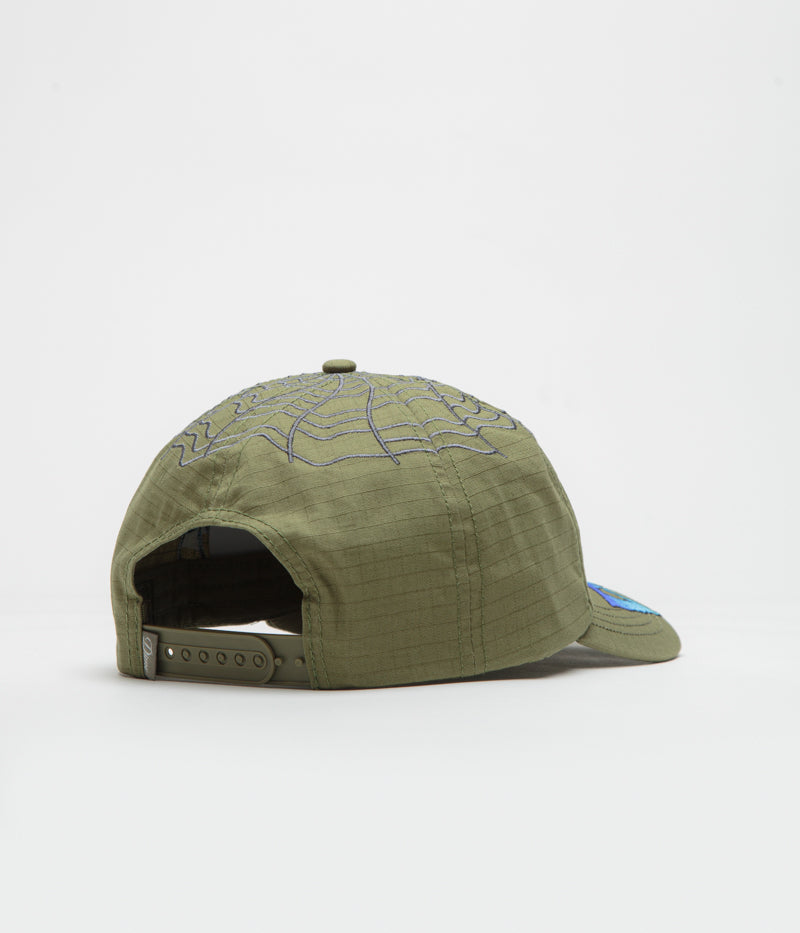 Dime Spider Low Pro Cap in Army Green