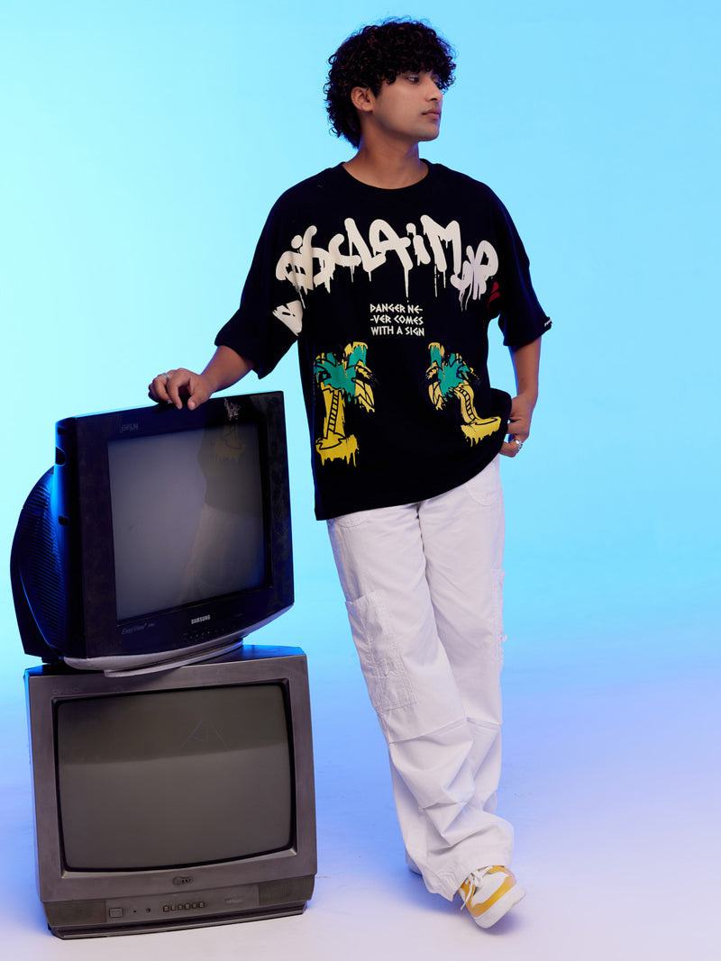 Black Oversized T shirts