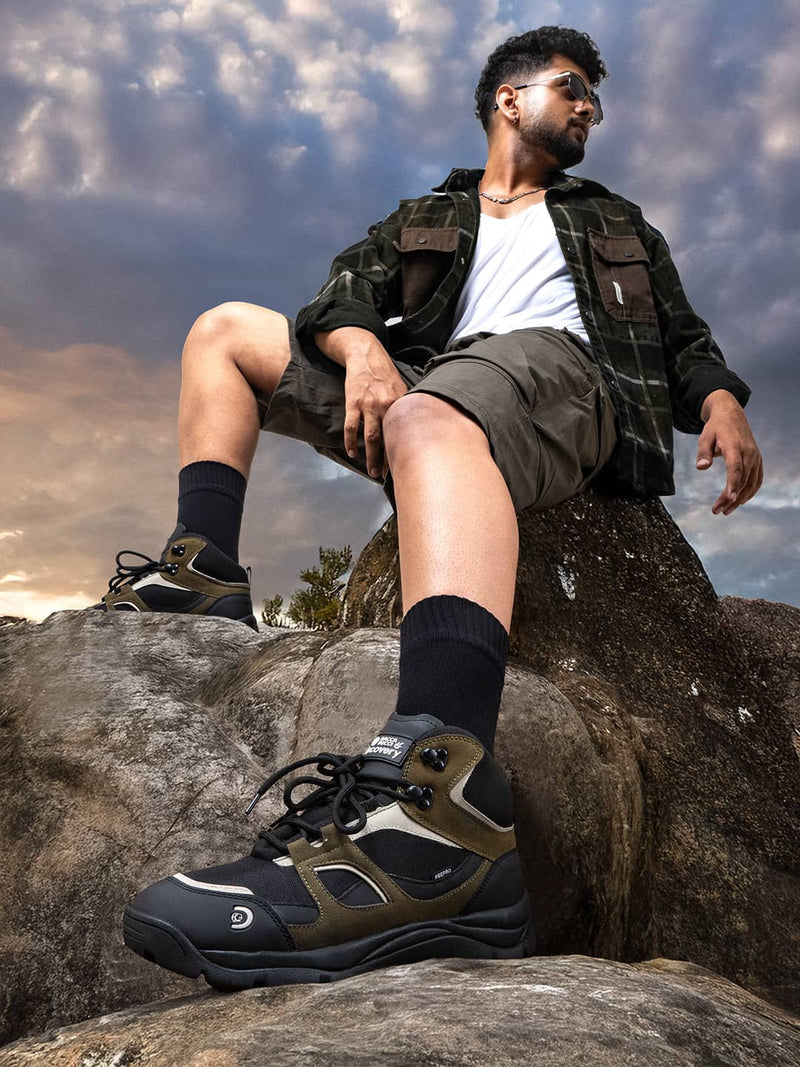 mens leather boots casual