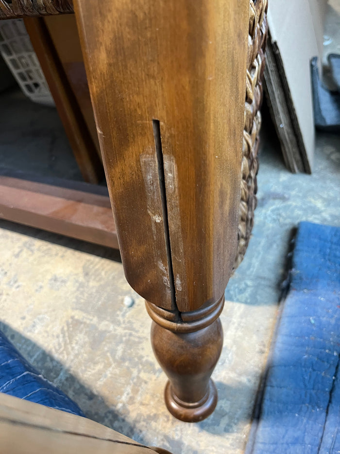 Double Bed with Rails and Slats, Ethan Allen