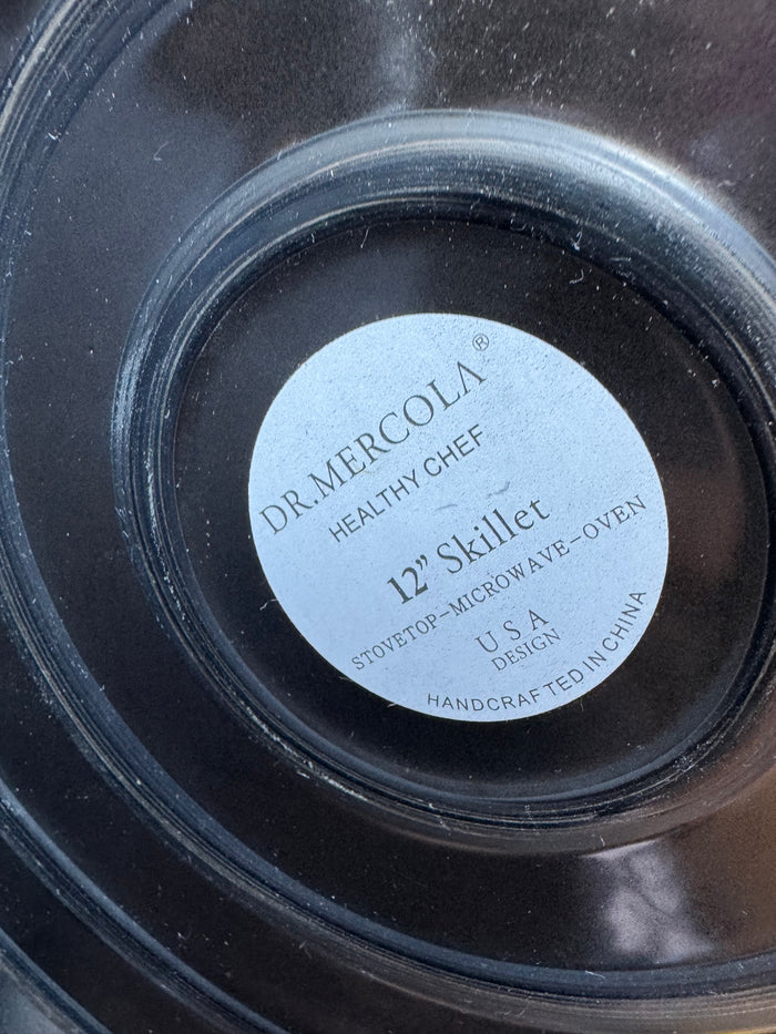 Dr. Mercola Healthy Chef 12” Skillet with Lid