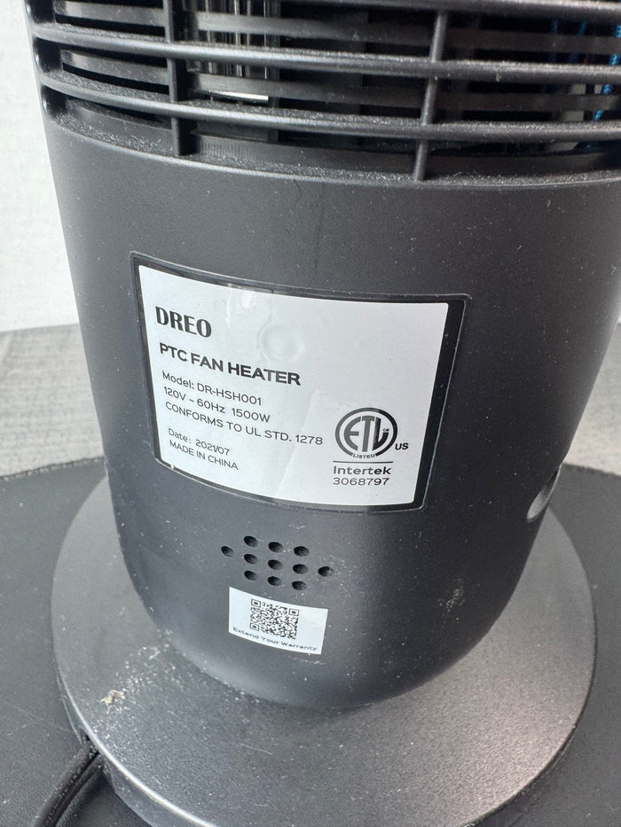 Dreo 1500W Oscillating Ceramic Tower Heater (WORKS)