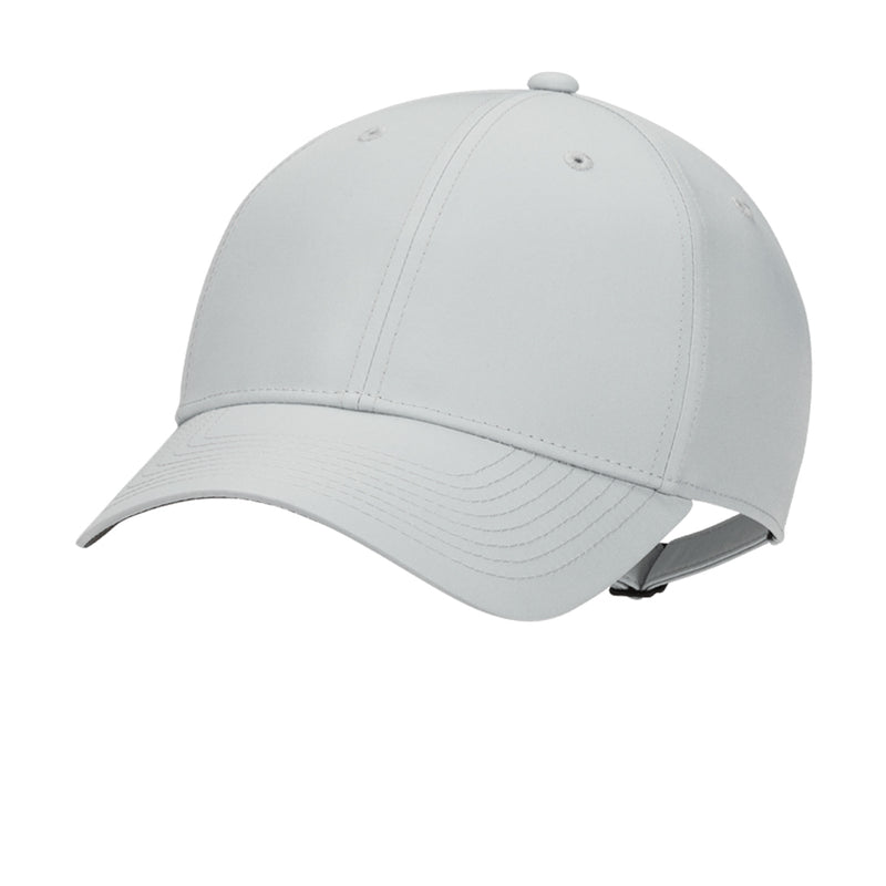 Dri-FIT Club Structured Blank Front Cap in Lt Smoke Grey/Black