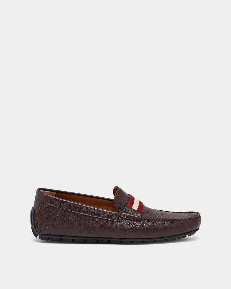 Driver in Brown Grained Leather