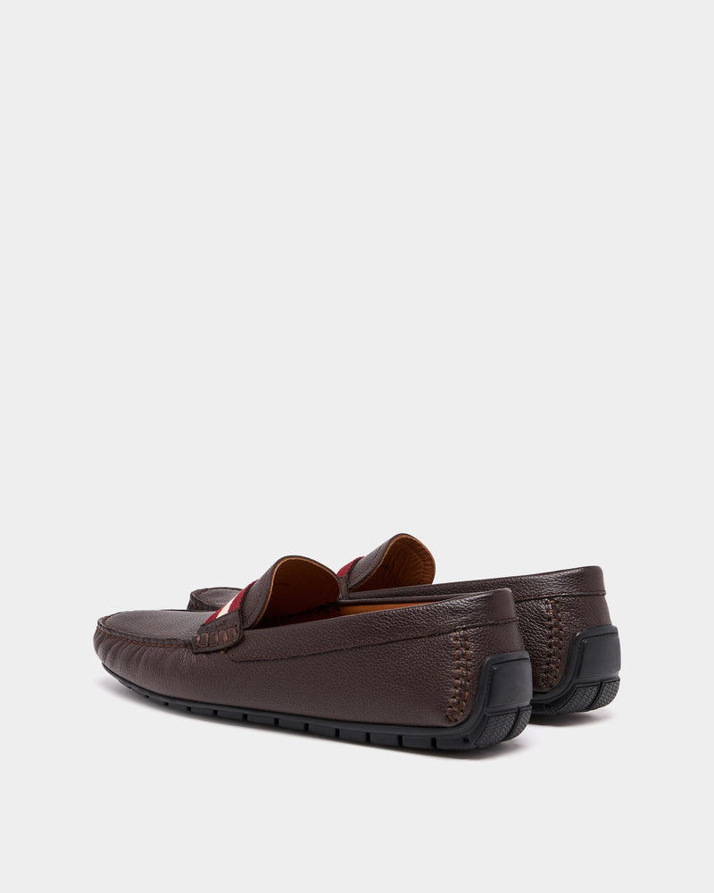 Driver in Brown Grained Leather