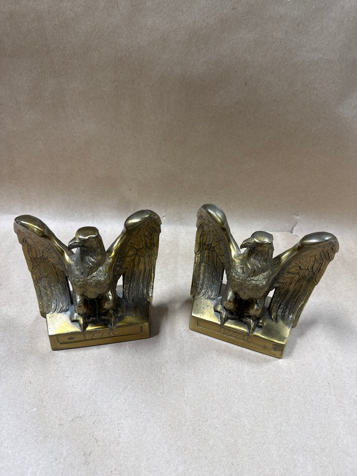 Eagle Brass Bookends By PM Craftsman #115B