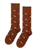 Equestrian Crew sock - Brown