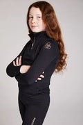 Equieire Amber Kids Base Layer- Black/ Rose Gold