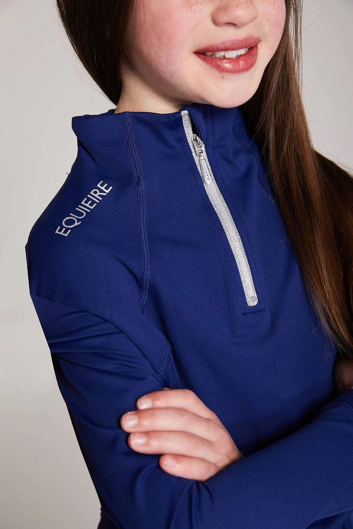 Equieire Amber Kids Base Layer- Nautical Blue