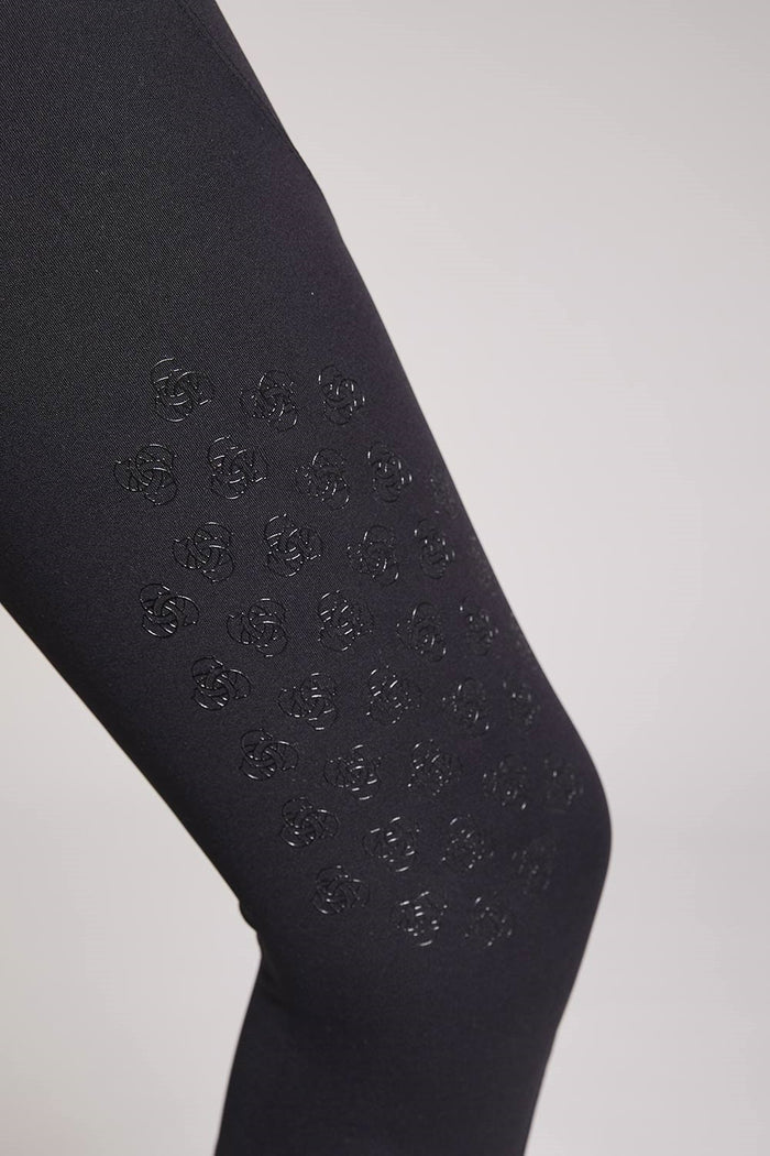 Equieire Ava Kids Riding Leggings- Black/ Rose Gold