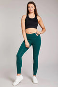 Equieire Eve Full Seat Compression Tights- Green
