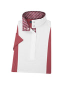 Essex Classics Performance Show Shirt SHORT SLEEVE. Burgundy CLEARANCE - LAST ONE!