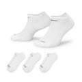 Everyday Plus Cushioned Crew Training Crew Socks (3 pairs) in White/Black