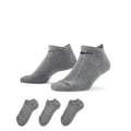 Everyday Plus Cushioned Crew Training Socks (3 pairs) in Carbon Heather/Black