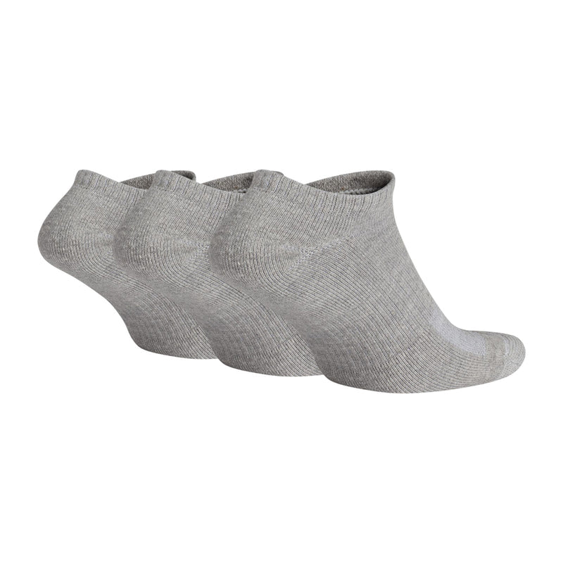 Everyday Plus Cushioned Crew Training Socks (3 pairs) in Carbon Heather/Black