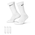 Everyday Plus Cushioned Training Crew Socks (3 Pairs) in White/Black