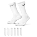 Everyday Plus Cushioned Training Crew Socks (6 Pairs) in White/Black