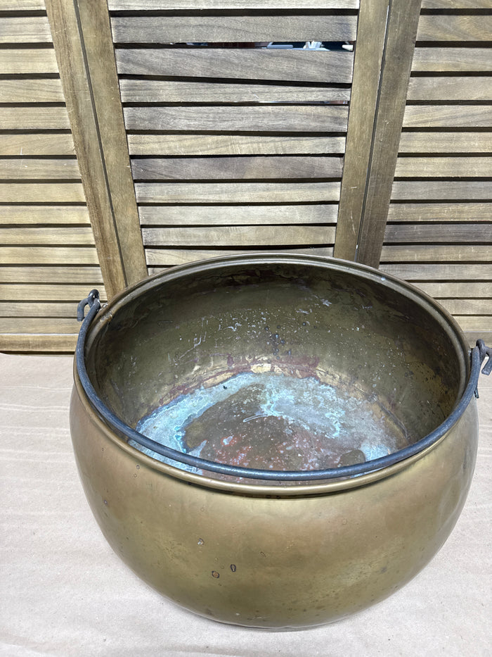 Extra Large Brass Cauldron