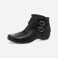 Faithe Black Burnished Nubuck
