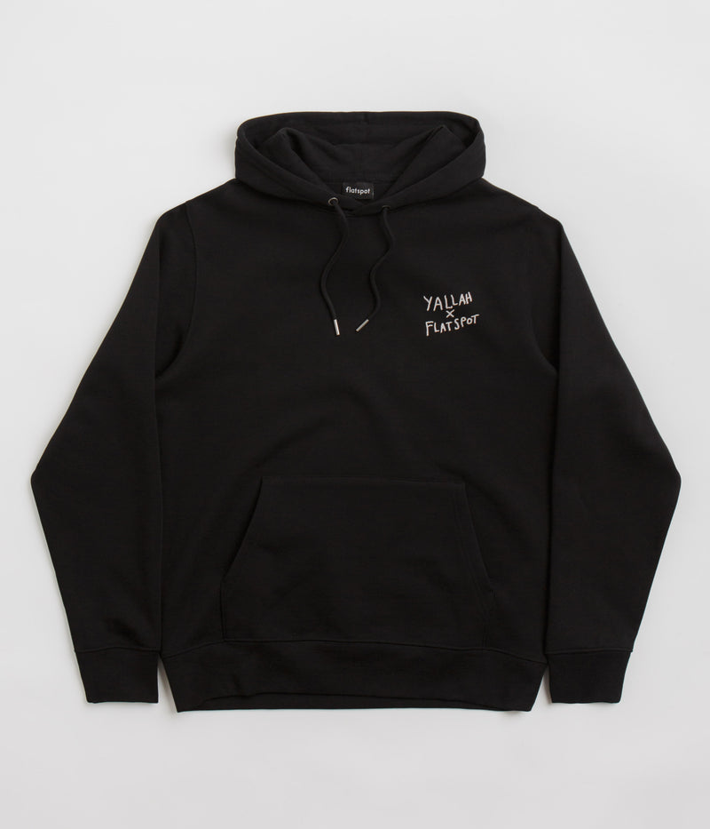 flatspot x Yallah Hoodie in Black