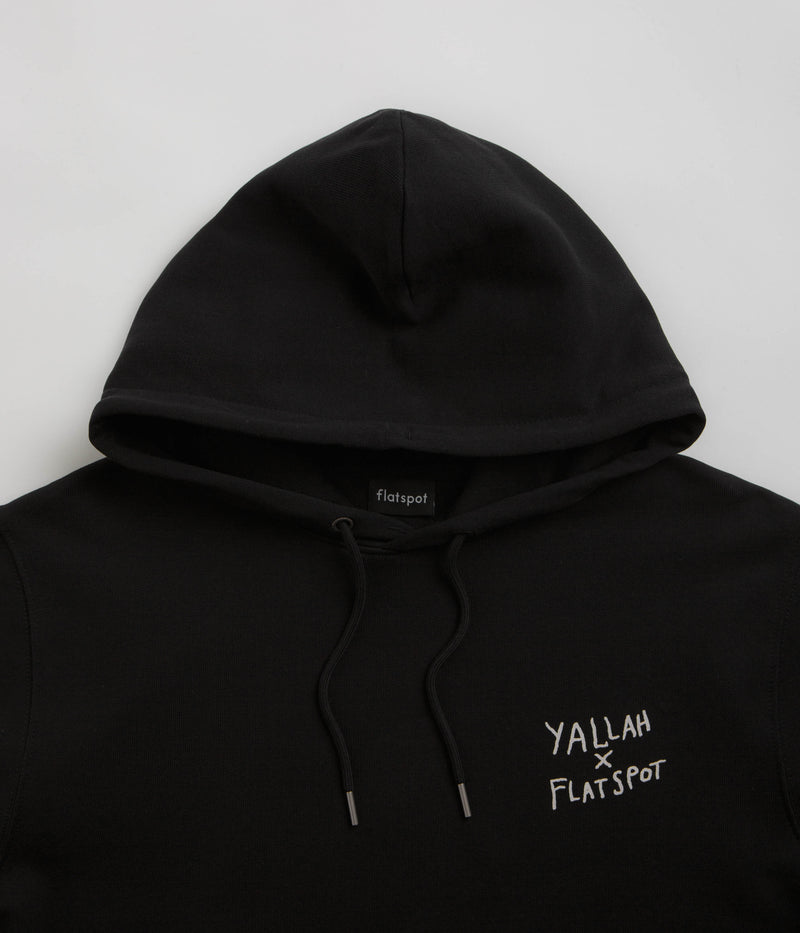flatspot x Yallah Hoodie in Black