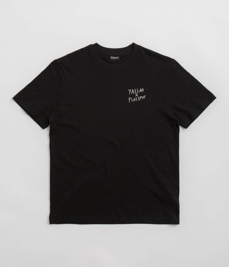 flatspot x Yallah T-Shirt in Black