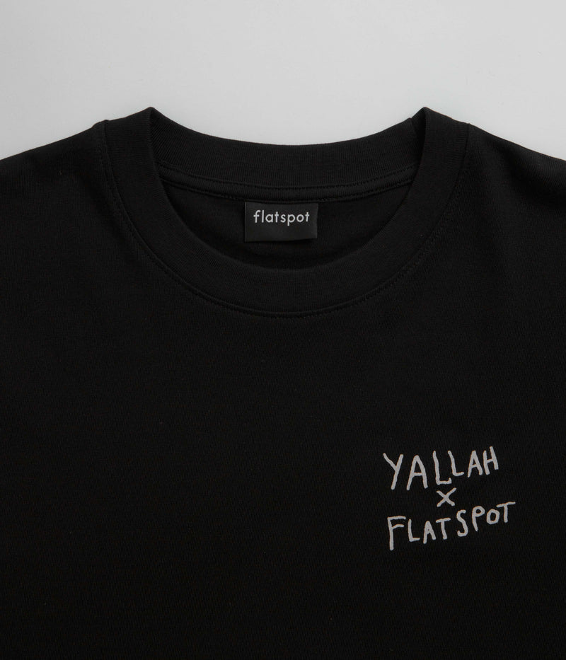 flatspot x Yallah T-Shirt in Black