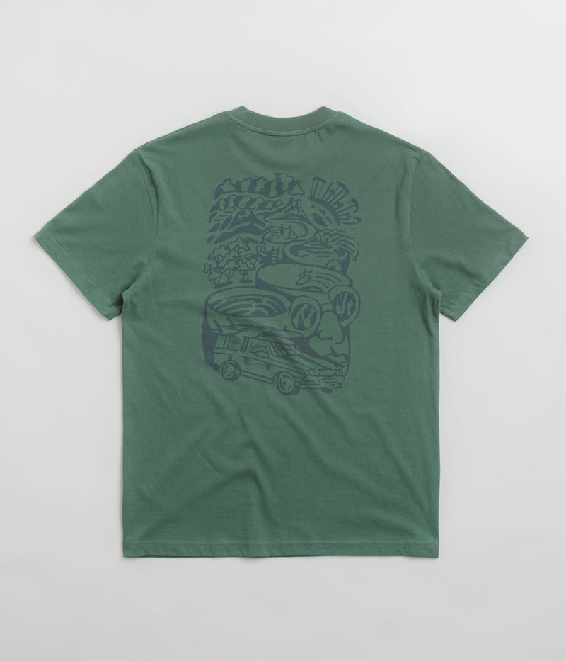 flatspot x Yallah T-Shirt in Green Bay