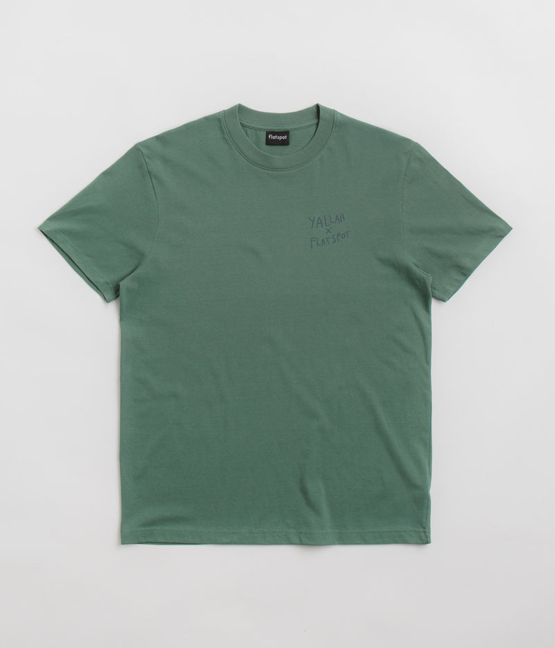 flatspot x Yallah T-Shirt in Green Bay