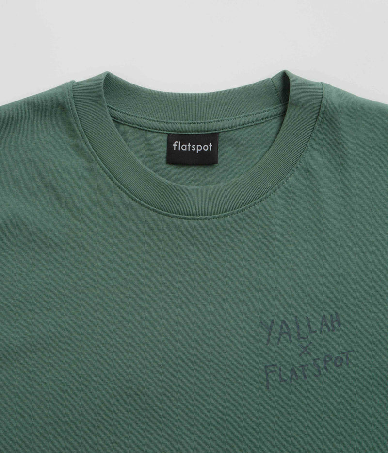 flatspot x Yallah T-Shirt in Green Bay