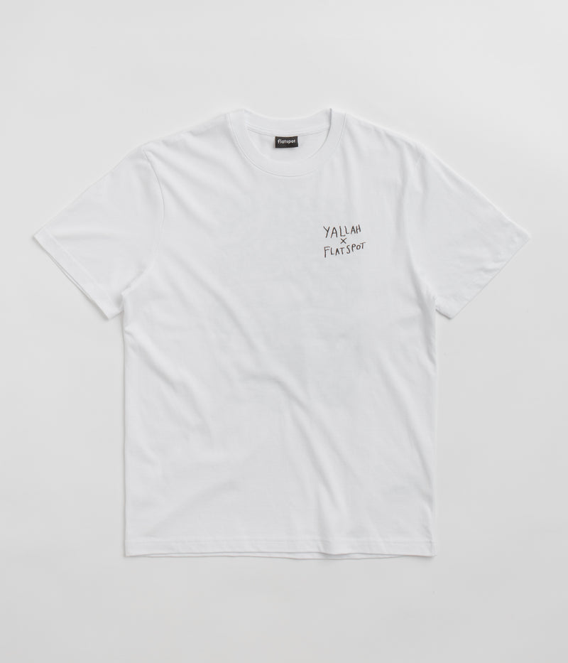 flatspot x Yallah T-Shirt in White