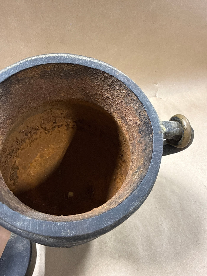 Footed Cast Iron Cauldron Fire Starter - Missing Wand