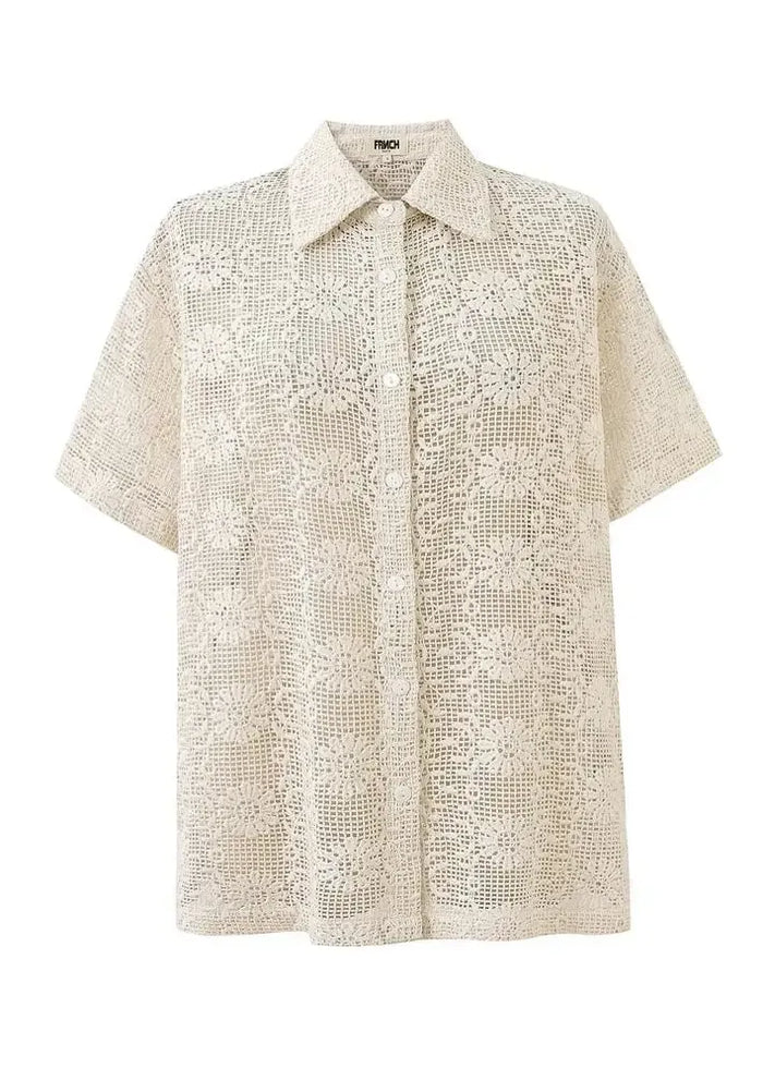 FRNCH - Vincenzo Top - Cream-FRNCH-treehaus