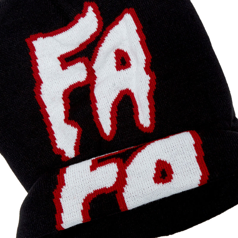 Fucking Awesome Big Seduction Cuffed Beanie - Navy/Yellow/Red