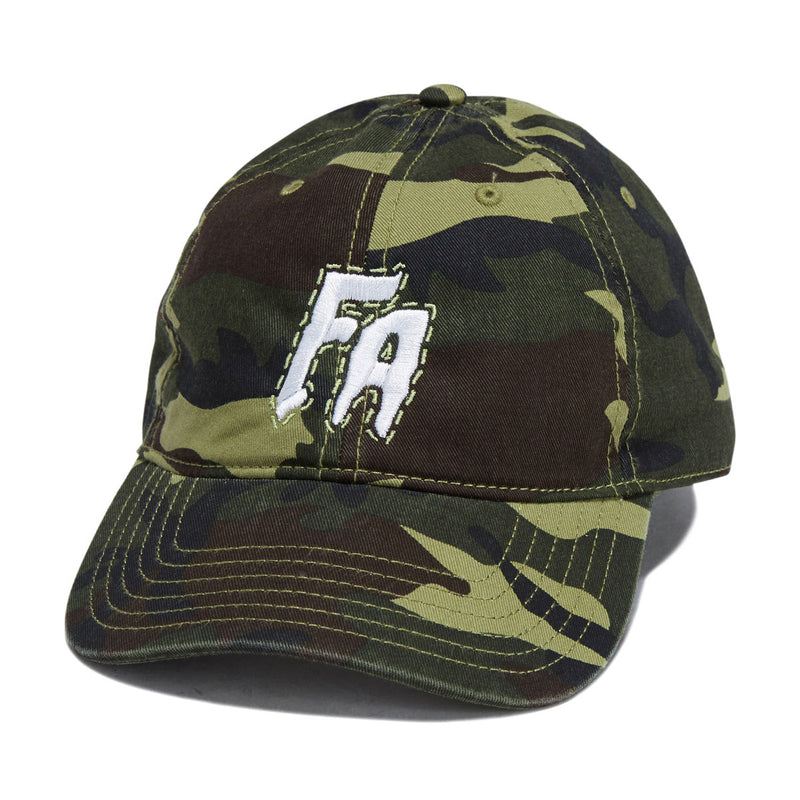 Fucking Awesome Camo Seduction Contrast Stitch 6 Panel Hat - Washed Camo