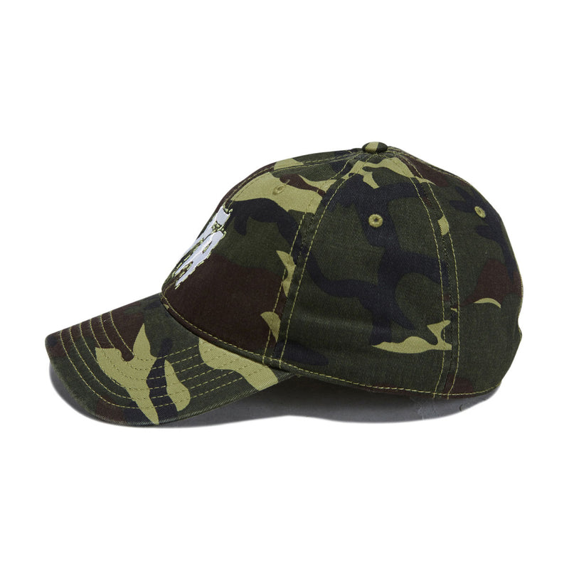 Fucking Awesome Camo Seduction Contrast Stitch 6 Panel Hat - Washed Camo