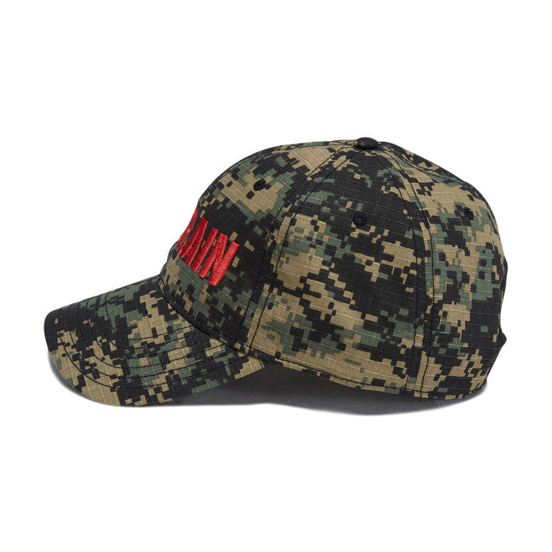 Fucking Awesome No Brain 6 Panel Snapback Hat - Camo