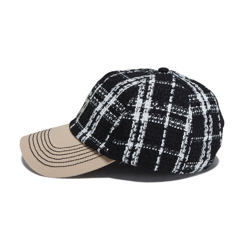 Fucking Awesome Seduction Plaid Strapback Hat - Black