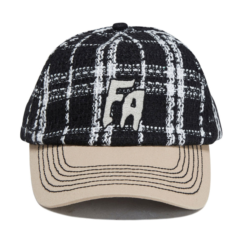 Fucking Awesome Seduction Plaid Strapback Hat - Black