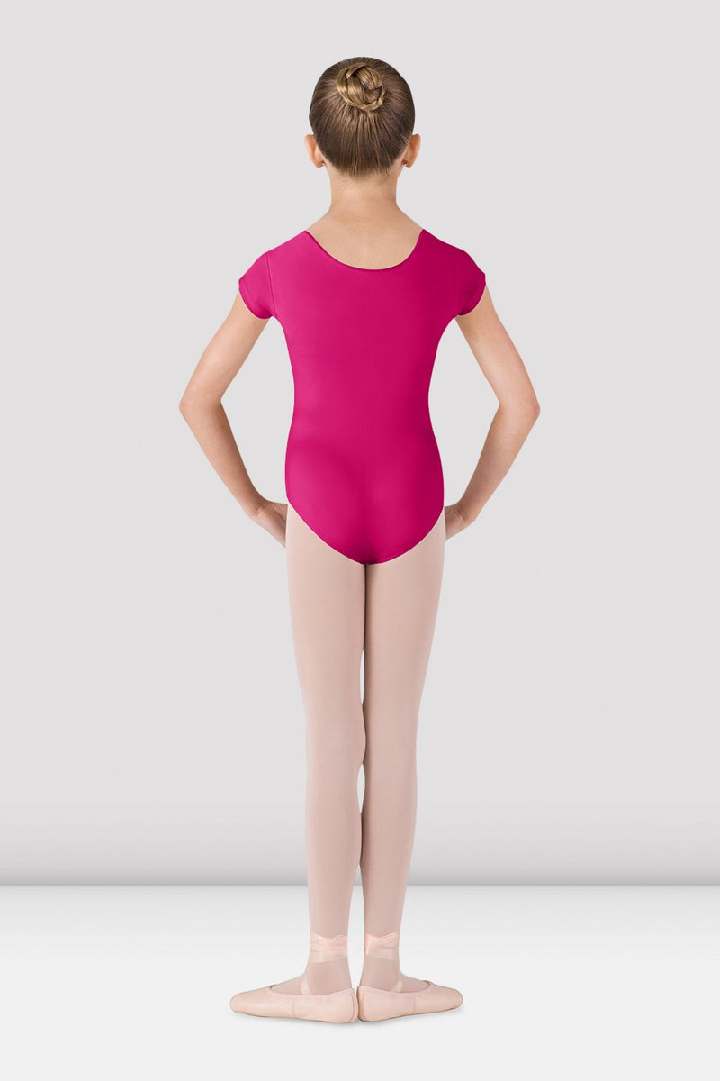 Girls Dujour Cap Sleeve Leotard - BLOCH US